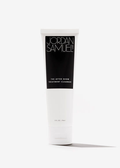 The After Show Treatment Cleanser in white plastic tube, three-fluid-ounce/94 milliliters.