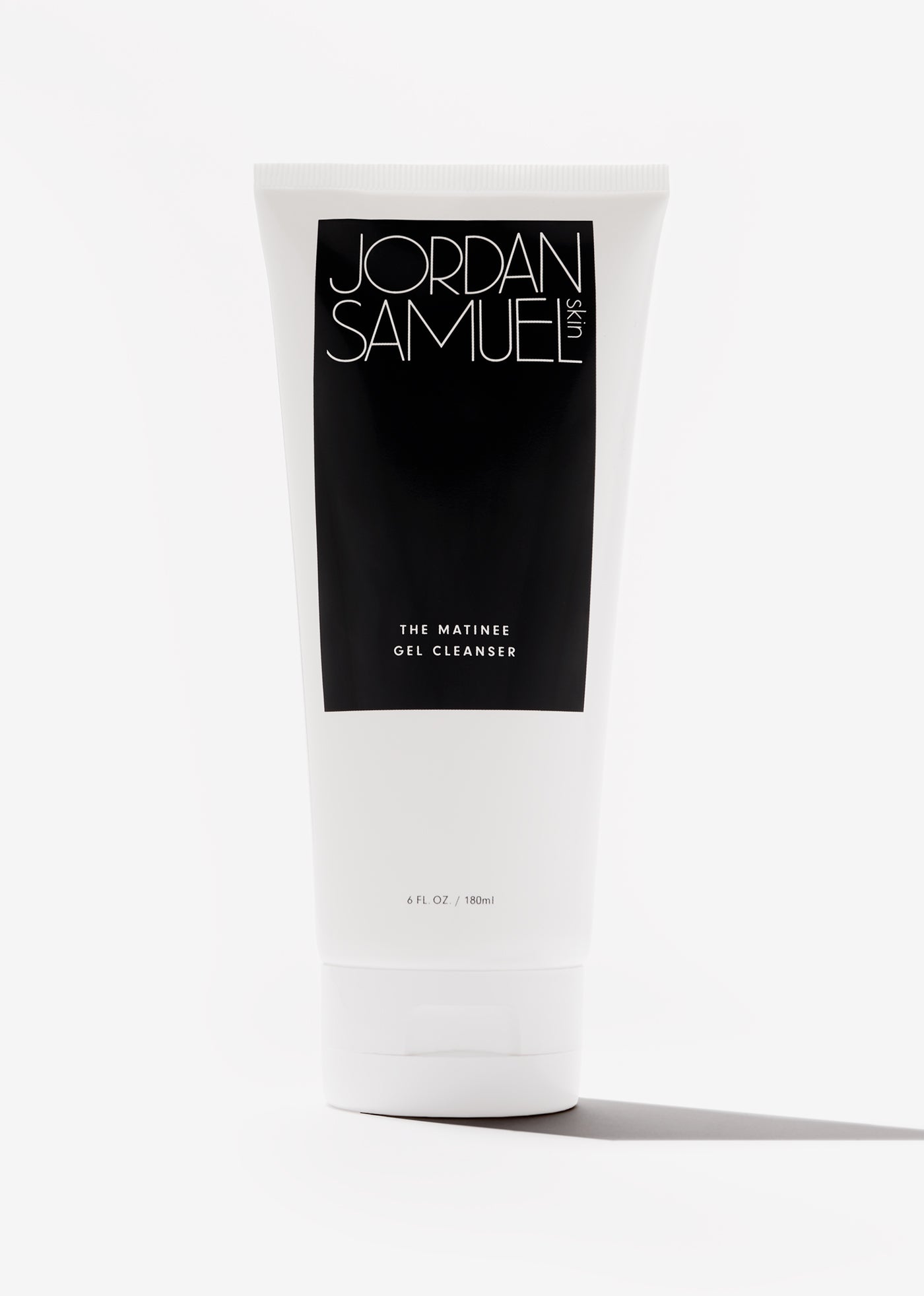 The Matinee Gel Cleanser in white plastic tube, six-fluid-ounce/180 milliliters.