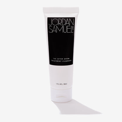 The After Show Treatment Cleanser in white plastic tube, one-fluid-ounce/30 milliliters.